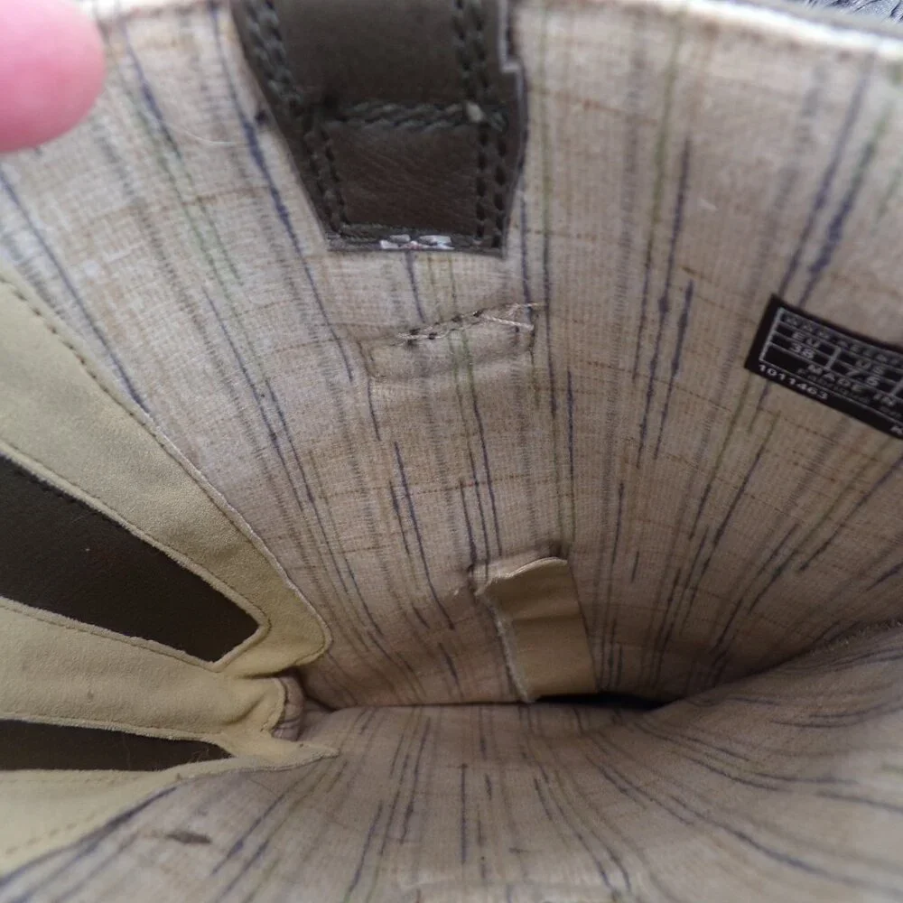 Keen Boots Tall Leather Women's Size 7.5 Green - Picture 9 of 11